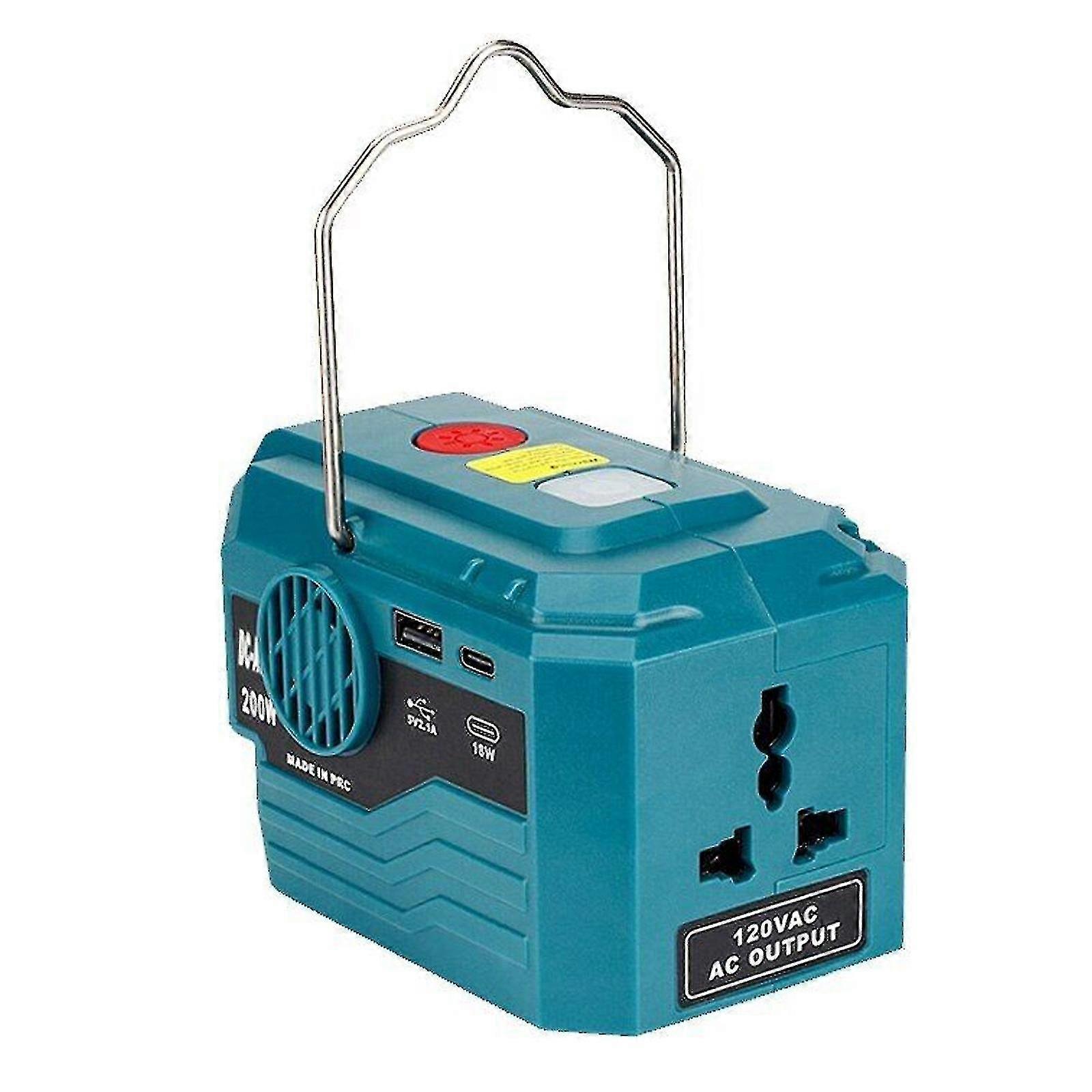 Makita 18v akkumulátorhoz AC 220v 200w hordozható inverterhez, könnyű yo