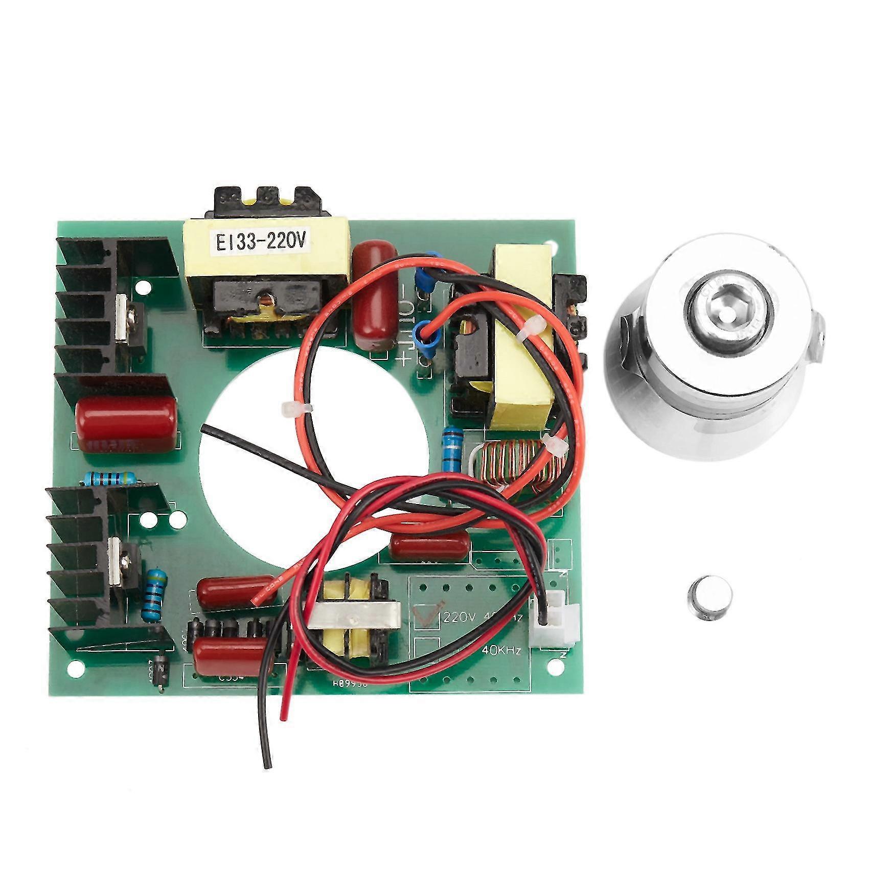 220v 50w Ultrasonic Generator Power Supply Module + 1pc 40khz Ultrasonic Transducers Vibrator