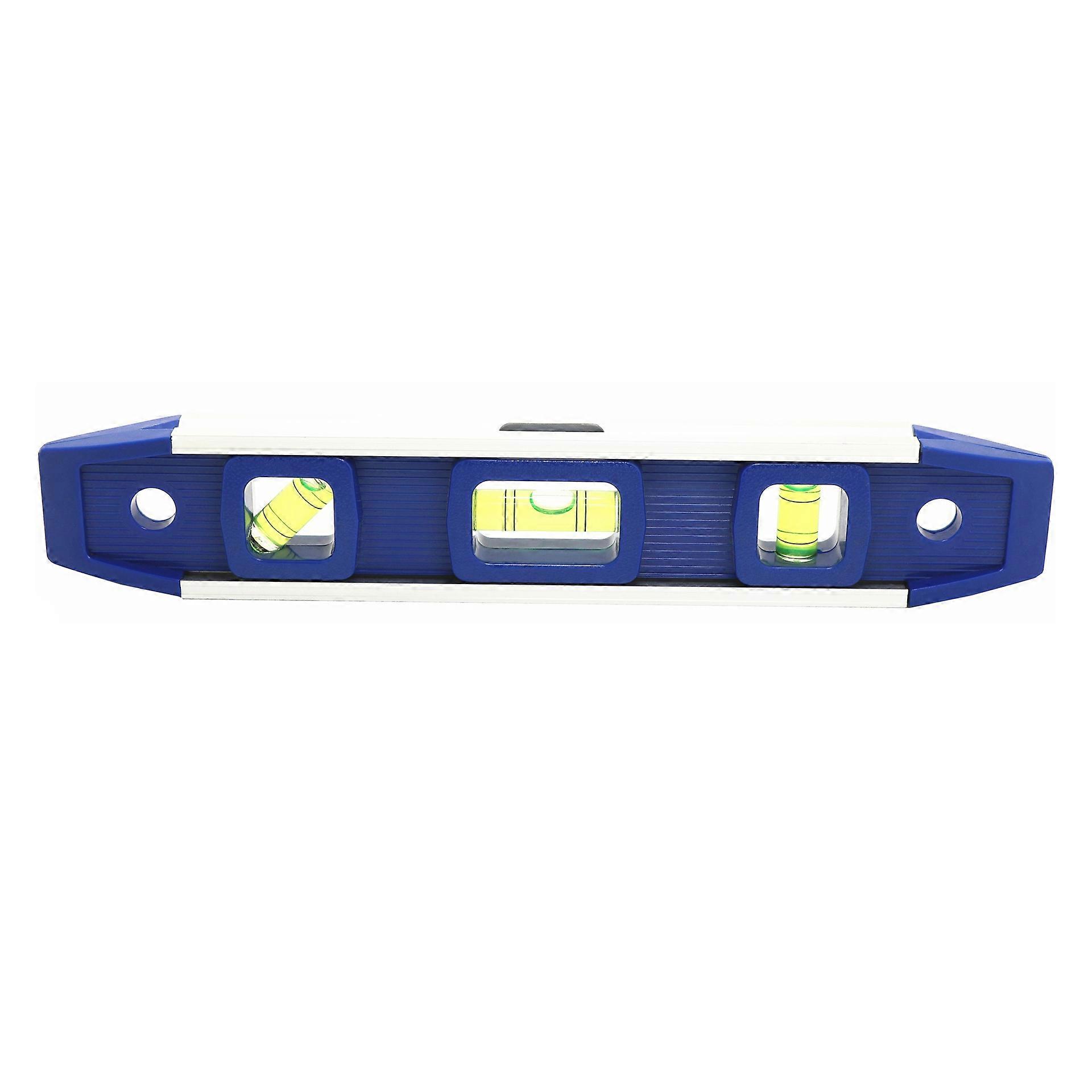 Magnetic Level, Small Lightweight Multifunctional 2 Bubble Level for Drywall Construction 230mm