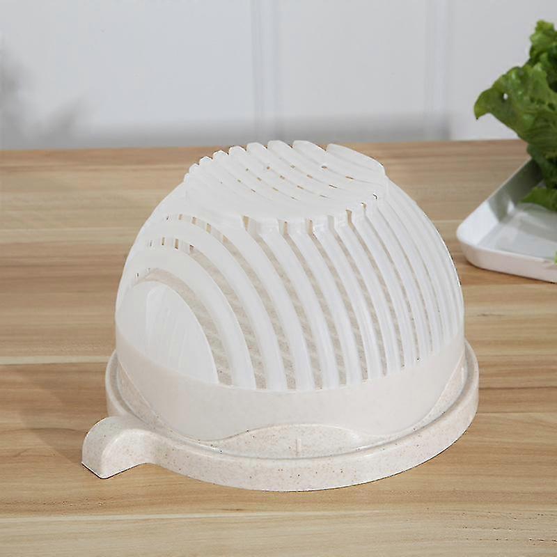 Salad Cutter Bowl Cuts Fruit Vegetable Chopper Salad Slicer Maker, Make In 60 Seconds, Kitchen Tools
