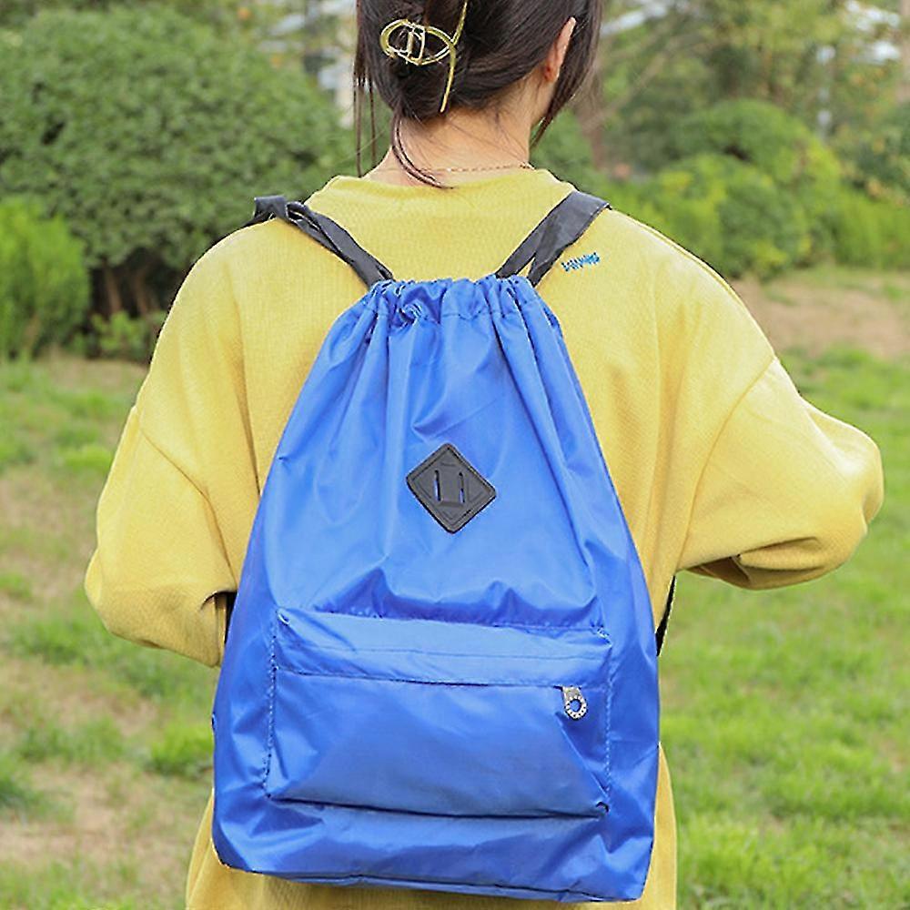 Drawstring Backpack Sports Gym Bag With Shoes Compartment, Water ...