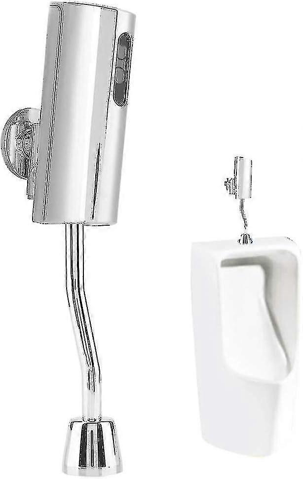 2024 Induction Urinal Flush Valve Fully Automatic Smart Sensor Toilet Faucet Wall Mounted Touchless Urinal For Public Toilet Men