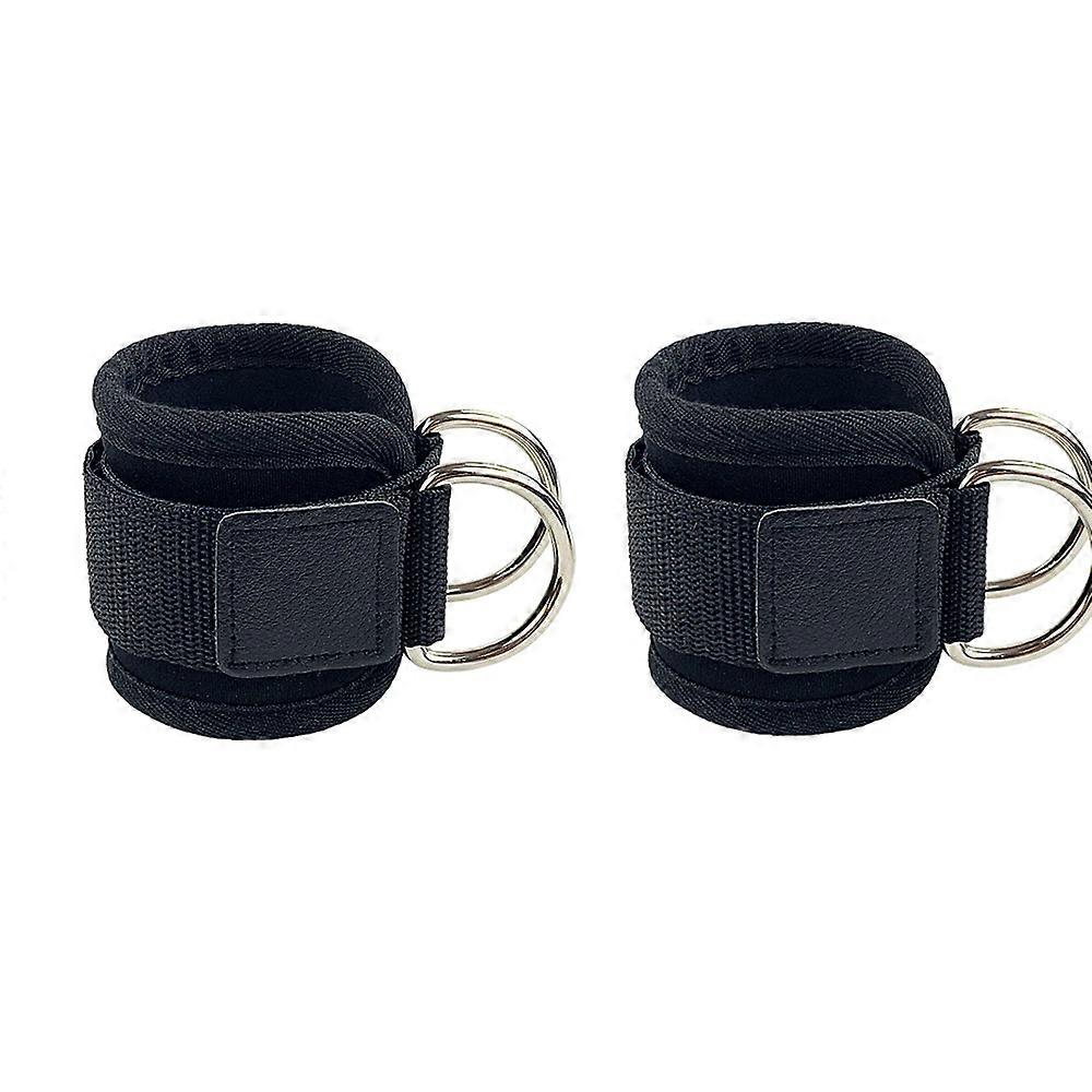 Ankle Strap For Cable Machines For Kickbacks,leg Extensions(2 pcs, black)