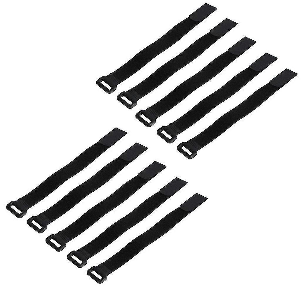 10x 30x2cm Strong Rc Tie Battery Down Reusable Strap Antiskid Cable Straps Blue