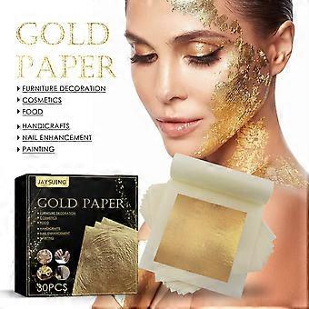 Feuille d'or, Papier Or d'Imitation de 30 Feuilles pour Dcoration Dorure Crafting dcoration beaut