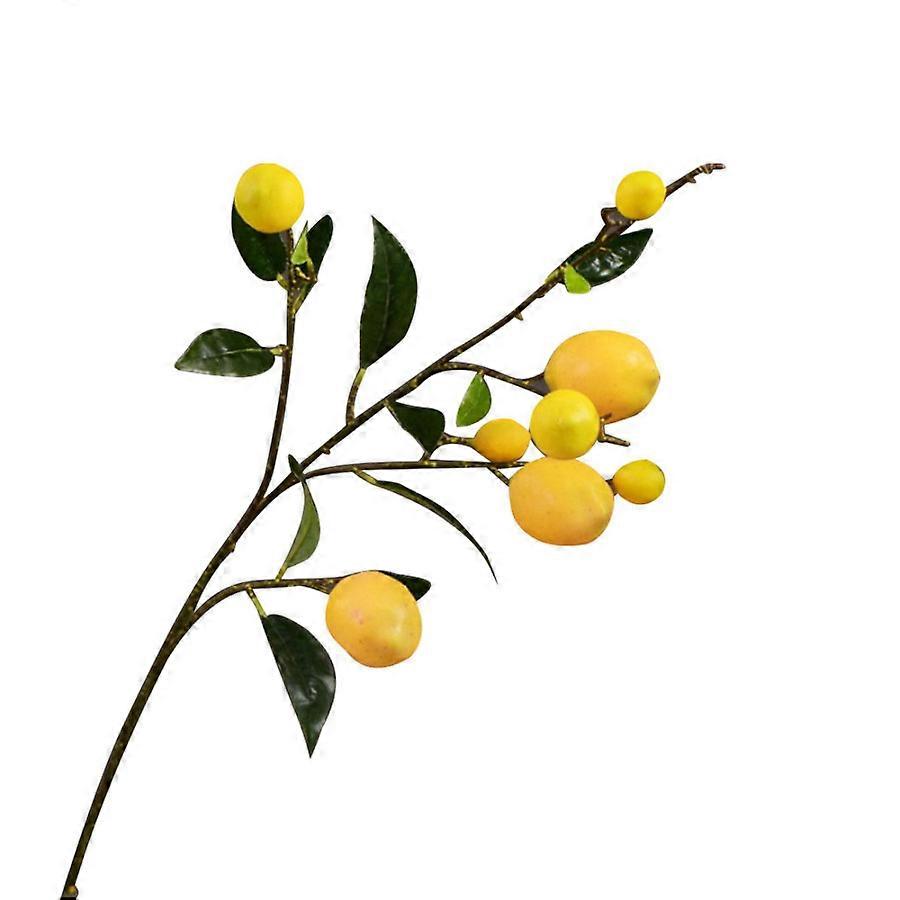 92cm Artificial Lemon Tree Branch with Yellow Berries