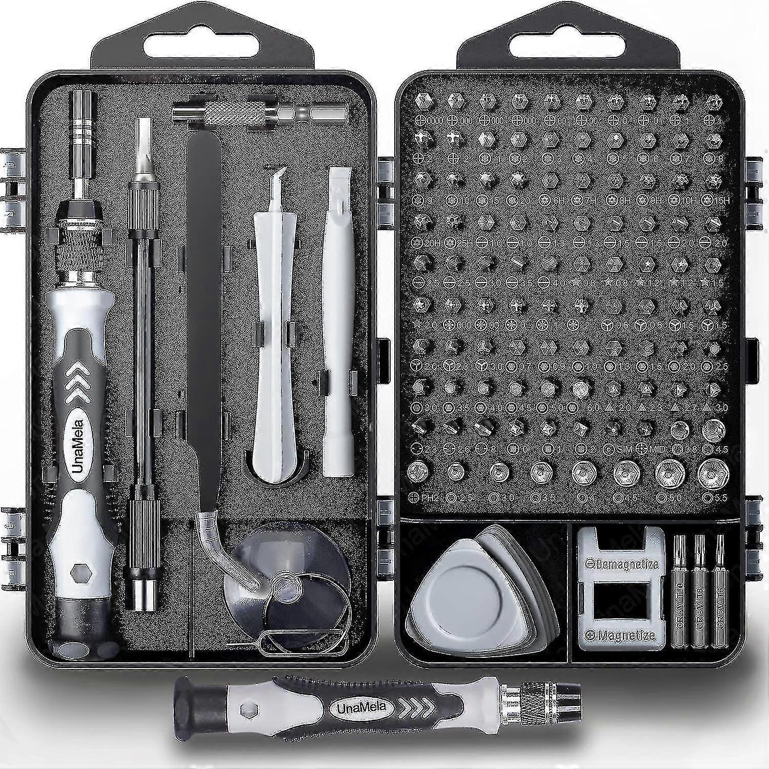 Computer Rep Kit, 122 In 1 Laptop Rep Screwdriver Set, With 101 Bits And 21