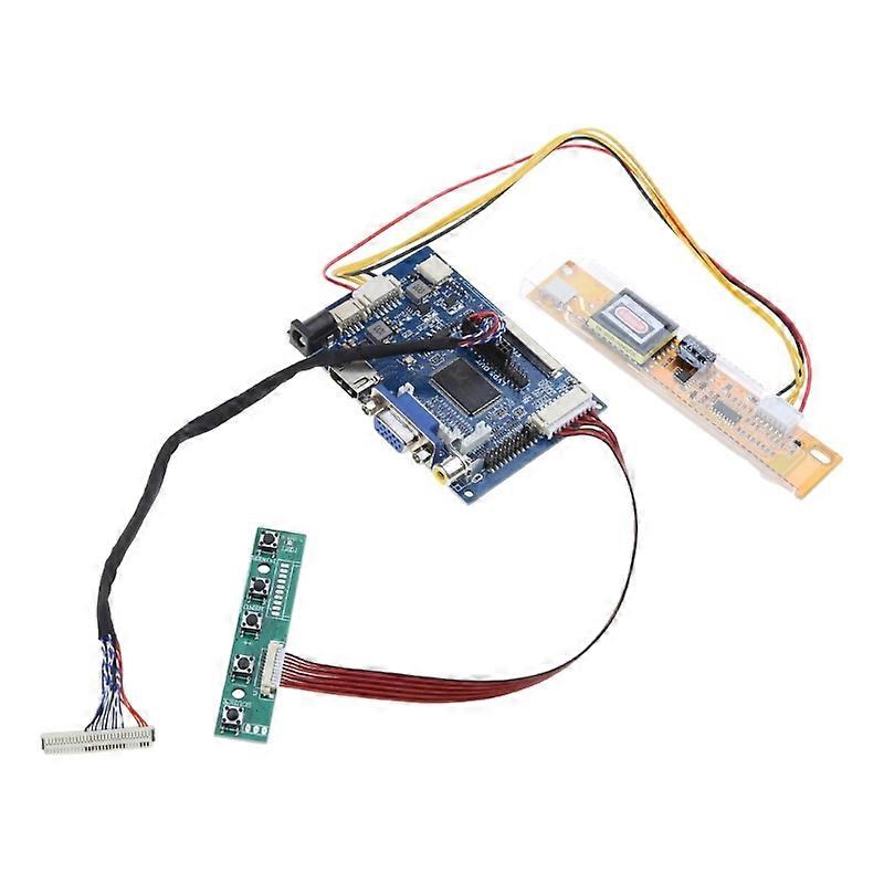 HDMI-compatible DVI+VGA LCD LED screen Controller Board Driver 1280x800