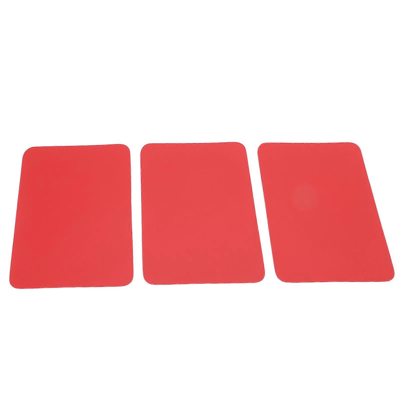 Red Inflatable Boat Repair Patch Set - 3 PCS PVC Raft  Kayak Patch Waterproof Rubber