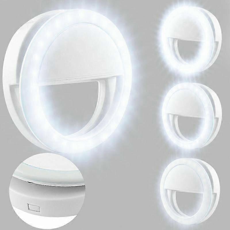 selfie light ring flash clip camera phones universal laptops