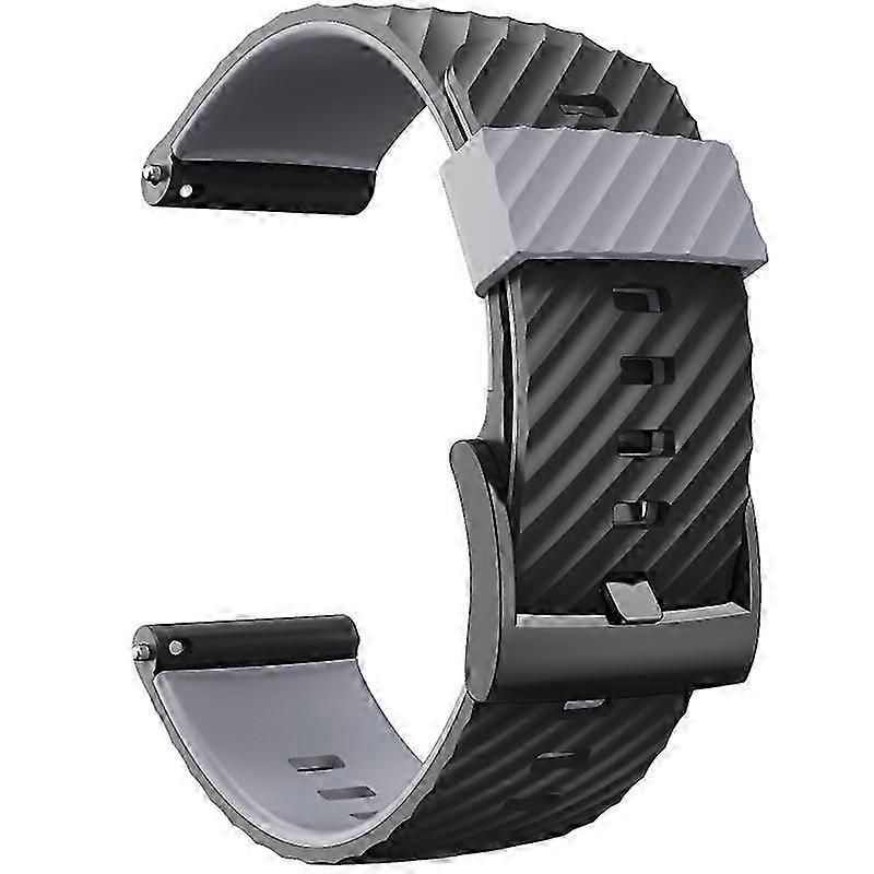Compatible for Suunto 7 9 Baro D5 Adjustable Silicone Washable Replacement Strap Wristband Bracelets Waterproof Washable