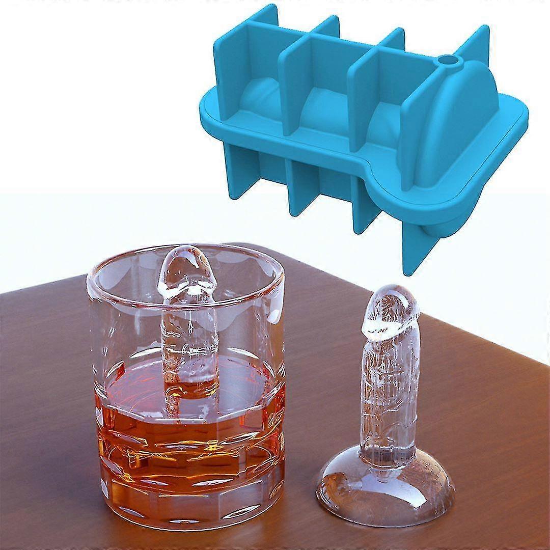2 st Spoof Ice Cube Mold, Vuxen Prank Ice Cube Mögel, Silikon Ice Cube Mögel Nyhet Party Ice Cubes Maker