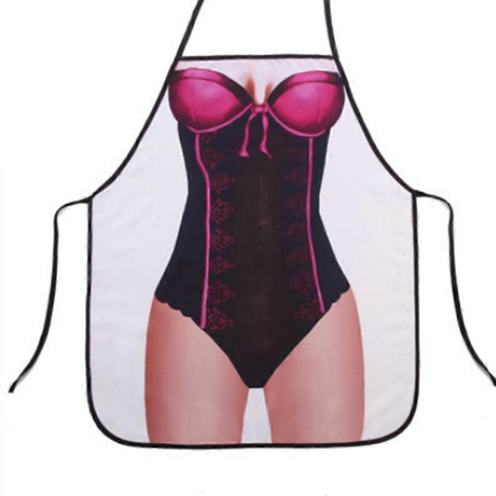 Purple Underwear Stylish Apron