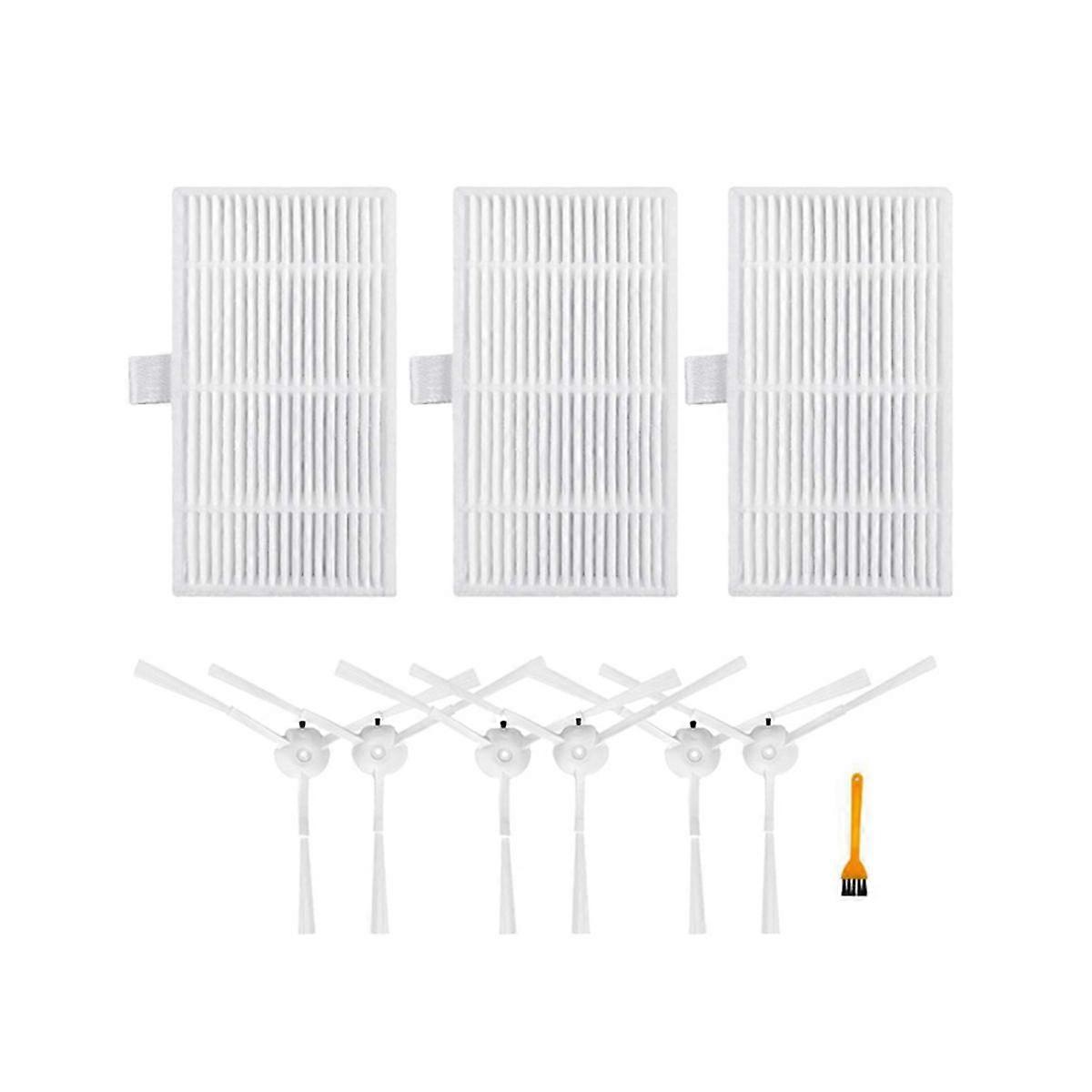 Hepa Filter and Side Brush for W2 Mop Cloth Dust Bag Robot Vacuums Spare Part Replacement Parts Acc