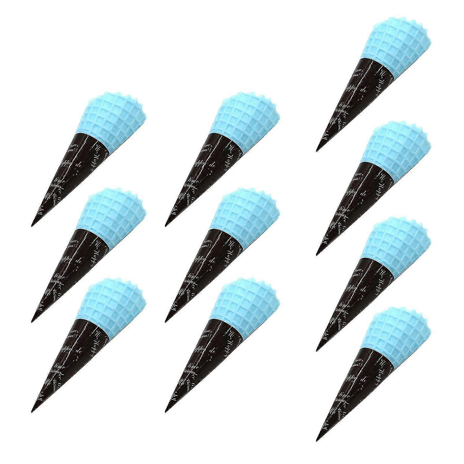 10pcs Simulation Ice Cream Pvc Diy Embellishments -