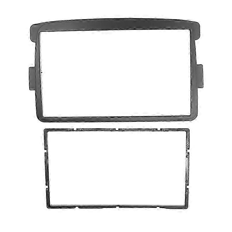 2Din Car Fascia compatible with Duster Stereo Fascia Panel Dash Mount Installation Car DVD Frame Kit In-Dash