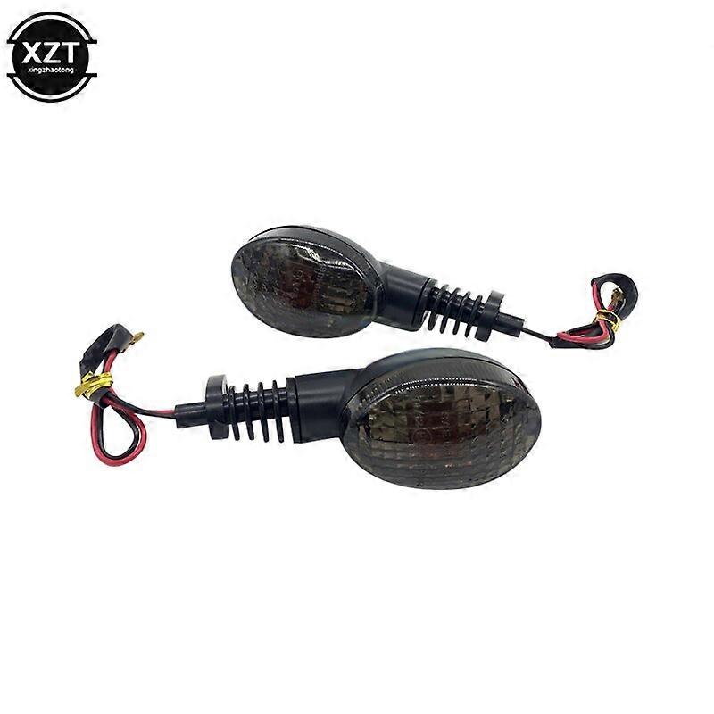 2 Pcs Motorcycle Turn Signal Signal Light Warning Light for Kawasaki EX250 Ninja 250R KLX250S F VN650Motor Vehicle Lighting