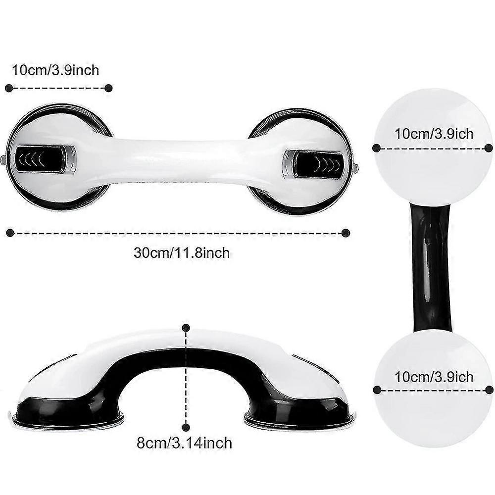 2 عبوة من قضبان الحمام الاستيلاء على مقبض الدش مع كوب شفط قوي AGI