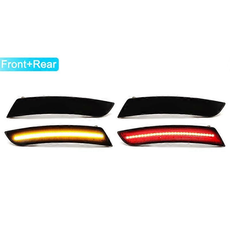 Smoked Lens Front Rear LED Side Fender Marker Lamp Assembly Parking Lights For Chevrolet Chevy Camaro 2016 2017 2018 2019