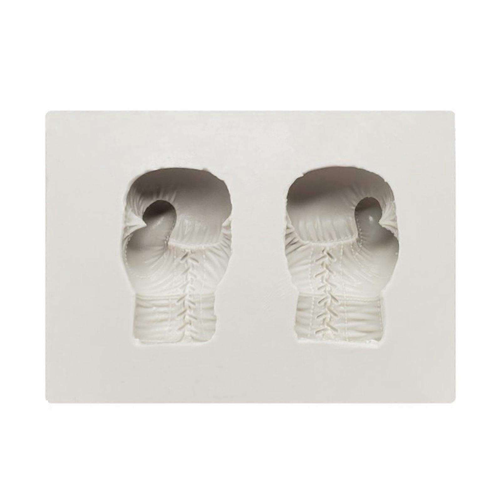 Boxing-Gloves Shape Silicone Mold Cake Fondant Paste DIY Paste Mold Durable