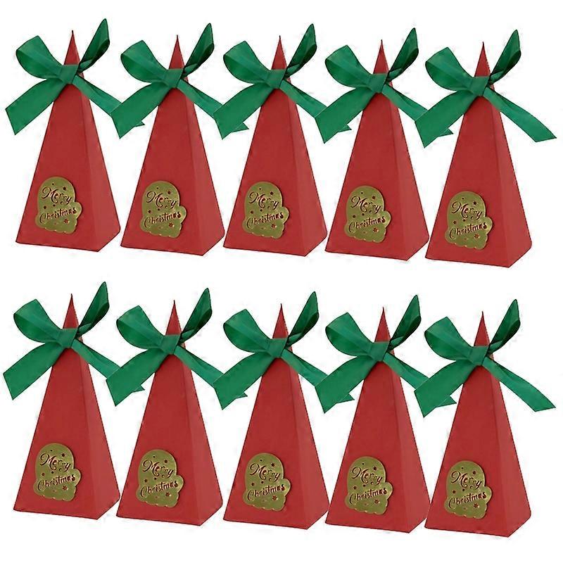 10pcs Christmas Candy Boxes Gloves