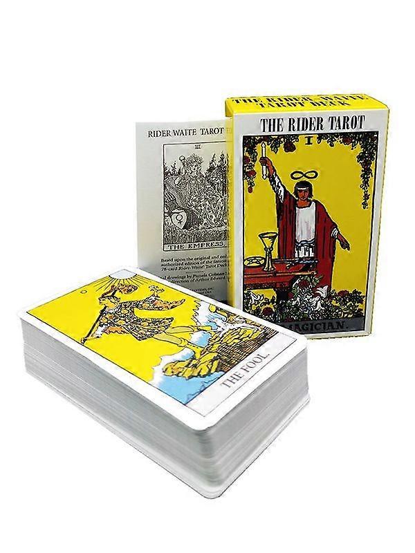 Rider Tarot Cards for Beginners New Deck Full English Version Guidebook
