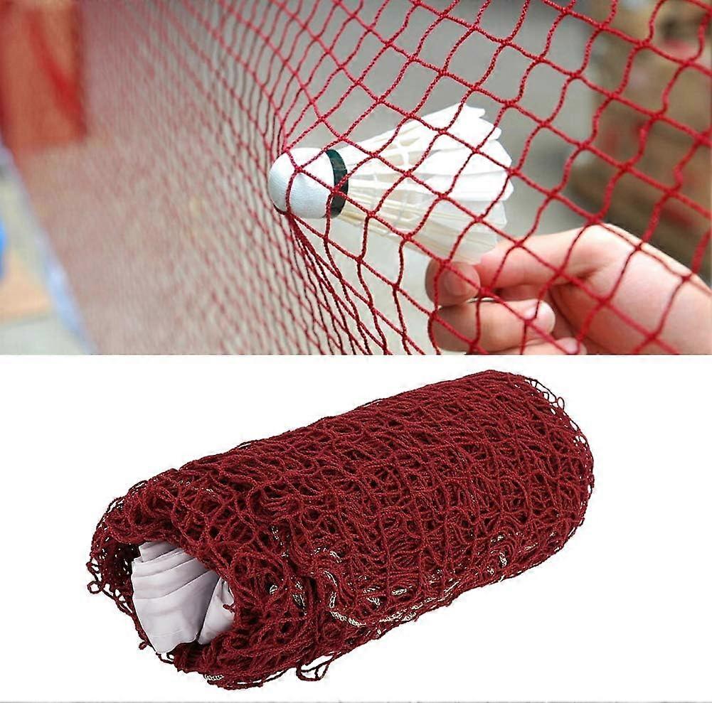 Portable Durable Badminton Mesh Net for Outdoor Sports Fitness Training(Red)