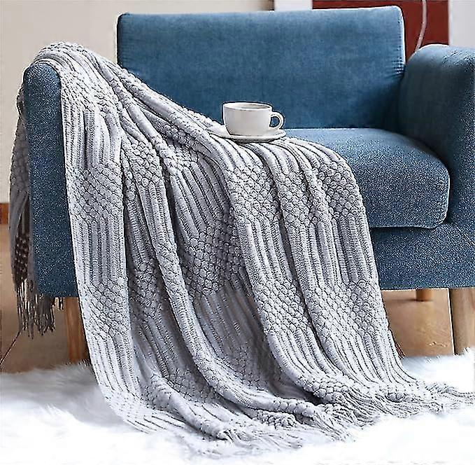 Bedspread Bohemian Style Blanket Soft Knitted Blanket Reversible Blanket Nordic Style Sofa Blanket 127220cm
