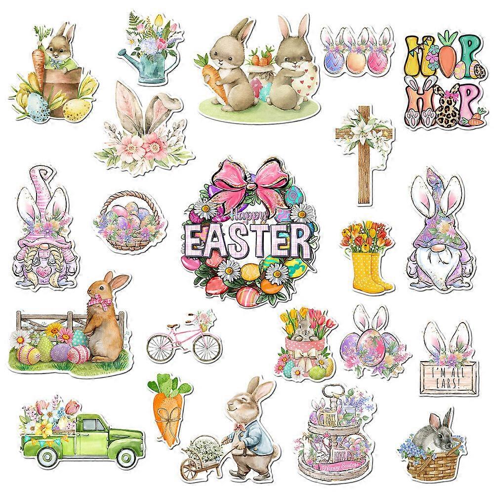 1 Set Easter Refrigerator Magnetic Sticker Easter Theme Fridge Magnets Fridge Magnet Stickers