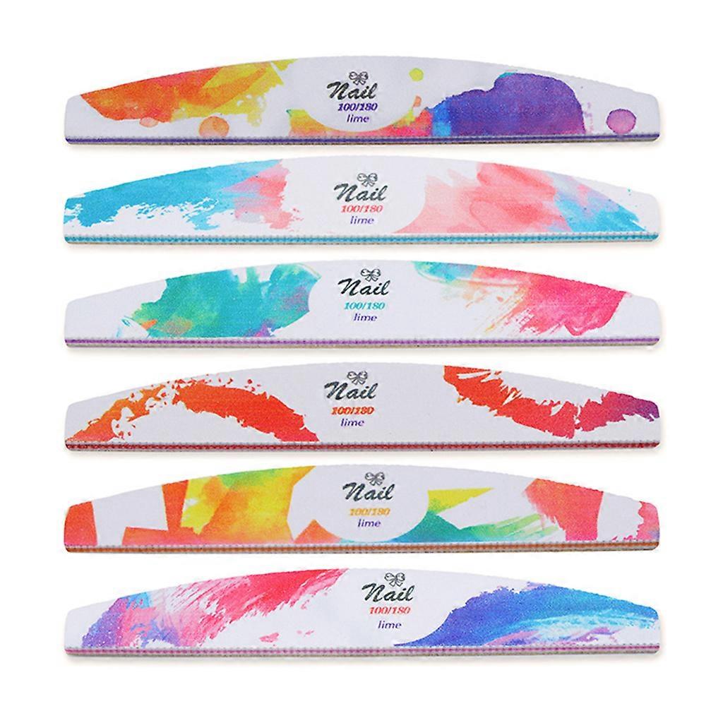 Portable Nail Files Boards for Home and Professional Salon Use Multi-color