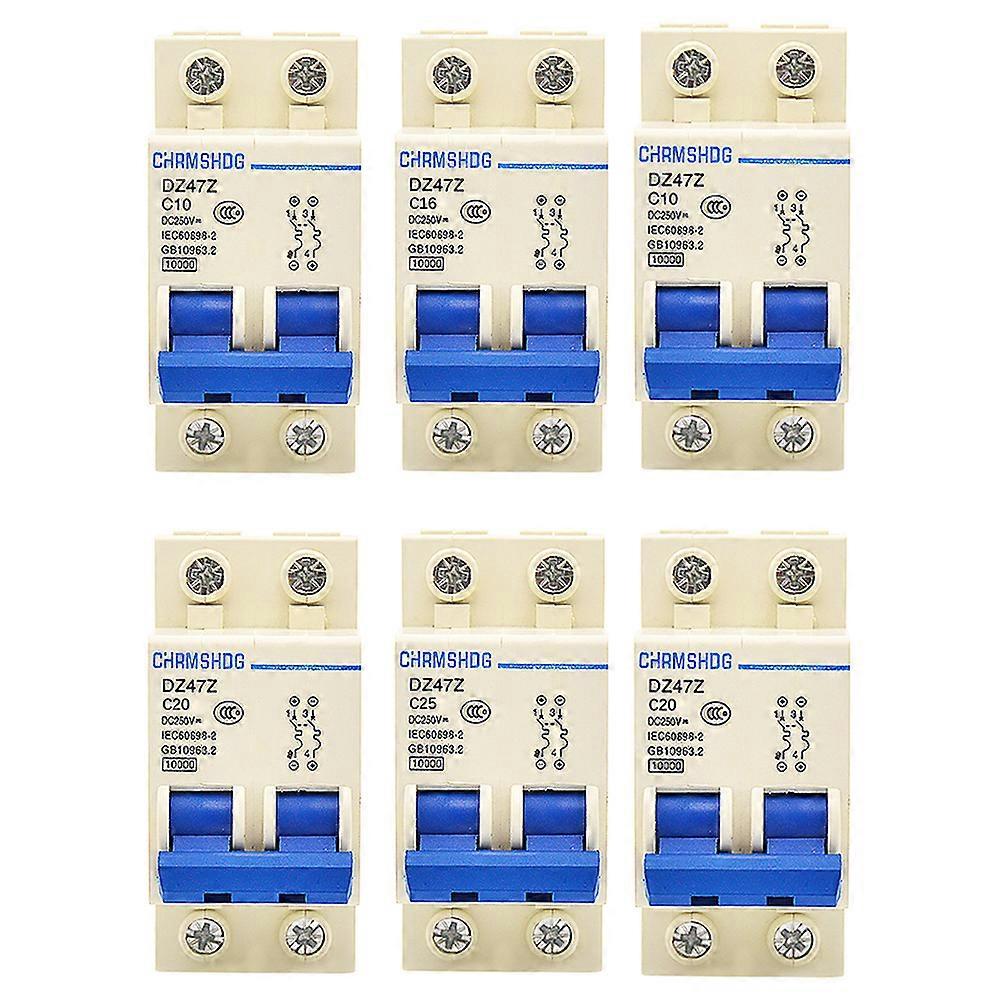 DZ47Z-63/2P Photovoltaic DC Circuit Breaker Overload Protection Air Switch 10A16A 20A 25A Circuit Breaker Switch Dropshipping