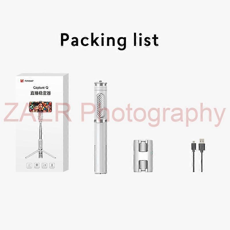 לכידת FUNSNAP מייצב גימבל Q חצובה Bluetooth כיס הארכה ידית סלפי סטיק עבור iOS אנדרואיד חכם עבור Traval