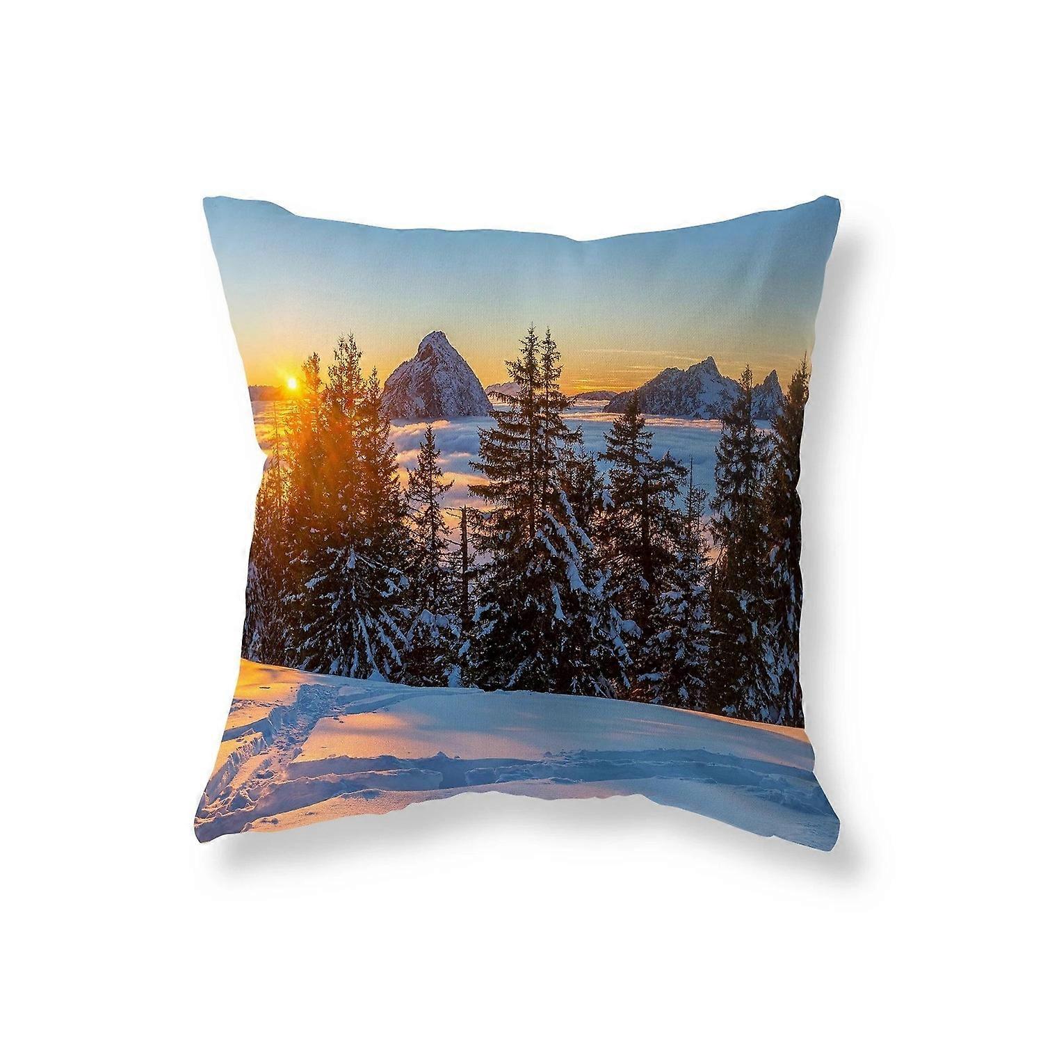 Tryck Örngott Soffa Kuddfodral Designstil -407