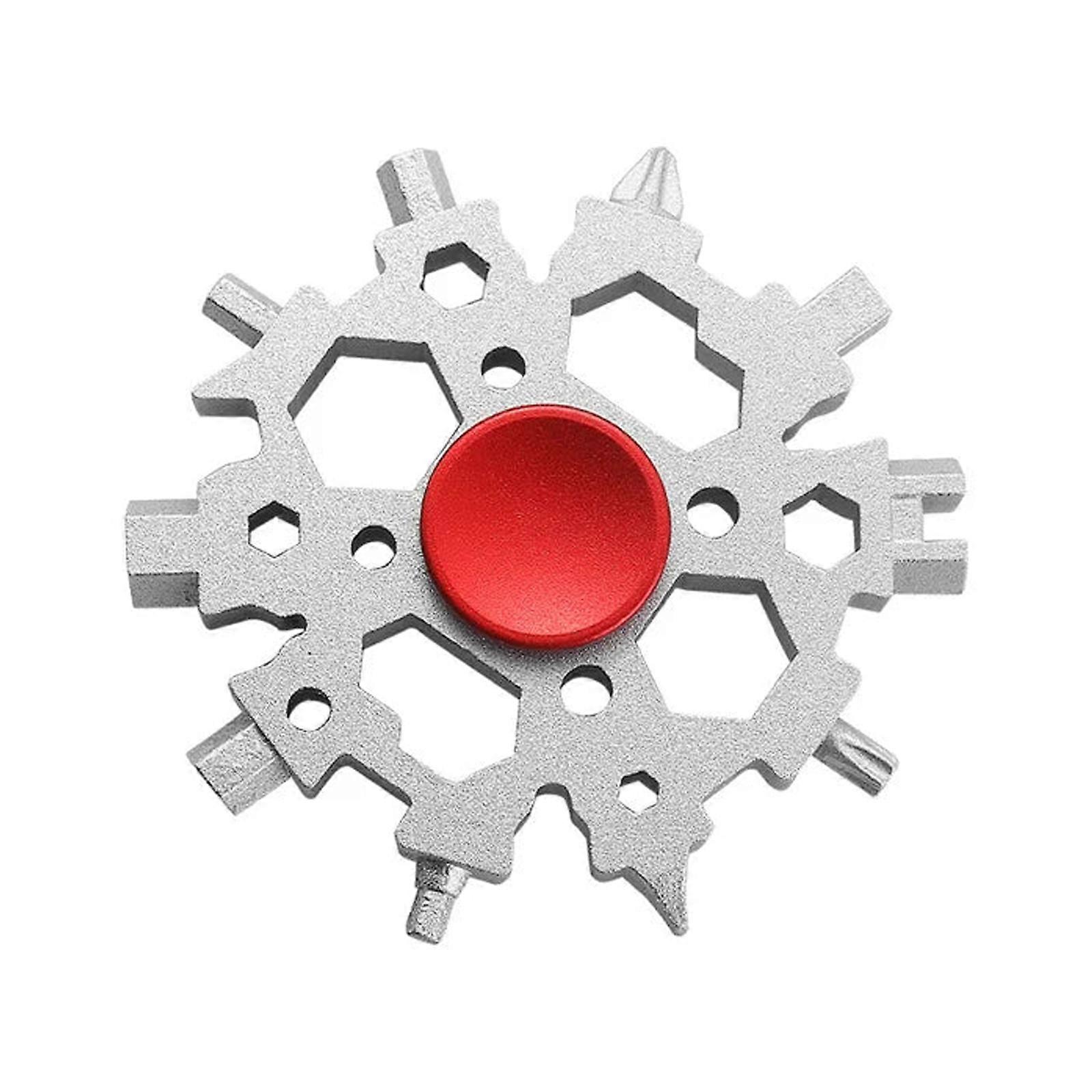 Uppgraderat Snowflake Multiverktyg, 23-i-1 Snowflake-verktyg, Snöflinga i rostfritt stål, 100% NYHET