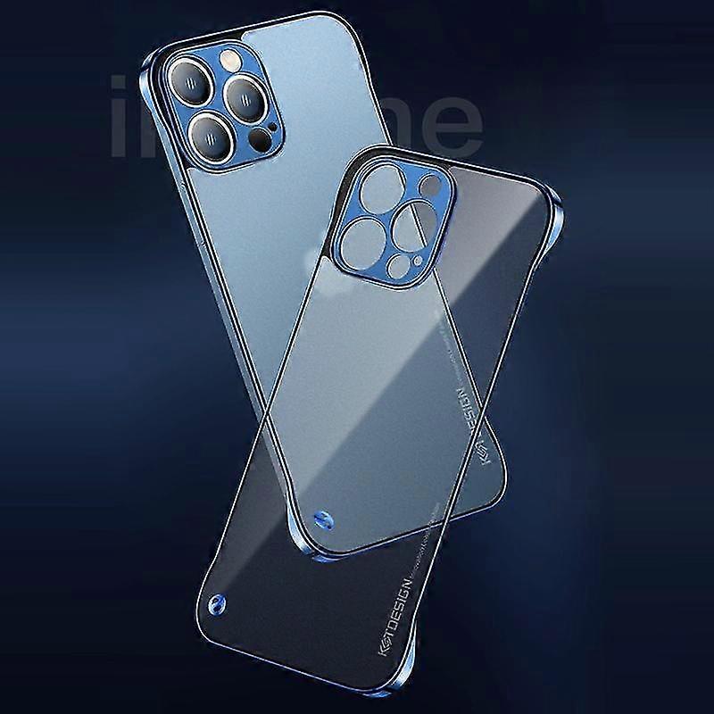 For Iphone 12 Pro Max Electroplating Matte Pc Phone Case(red)