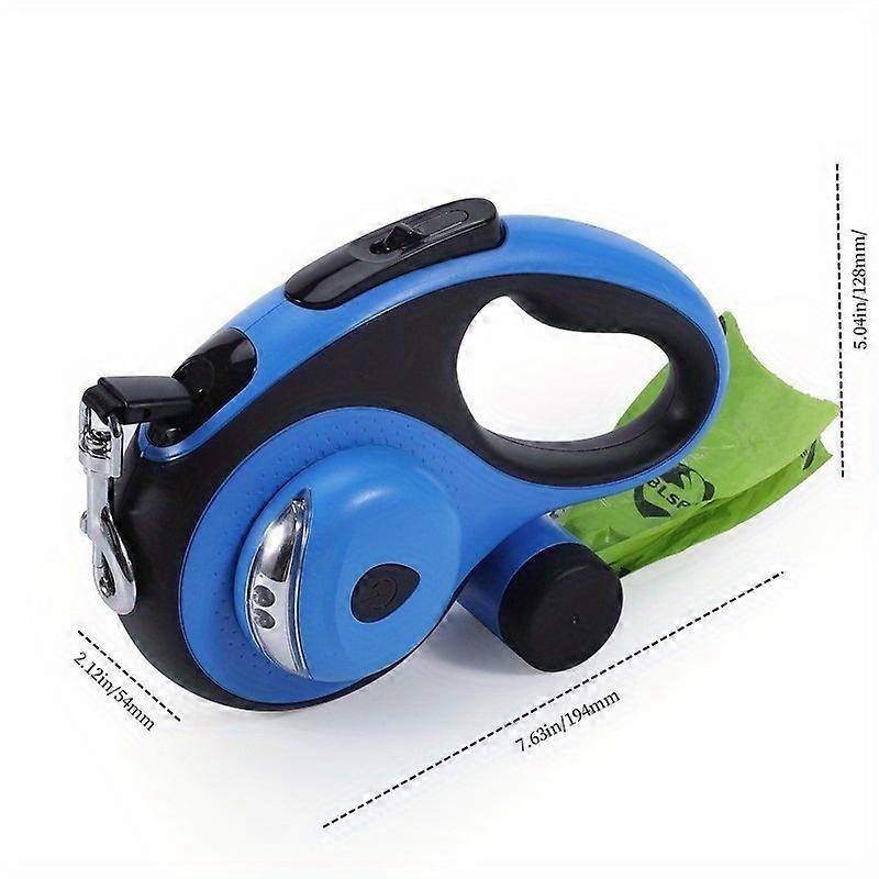 New style 196.85inch Retractable Dog Leash - Popular Nylon Pet Supplies with Chest and Shoulder Straps for Summer - Machine Washable with Patterned De