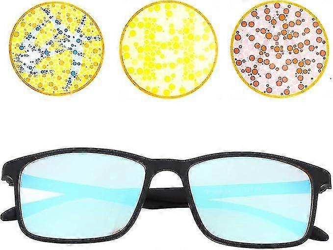 Renk Körü Gözlükleri, Şık Kırmızı-yeşil Renk Körü Gözlükleri Renk Körü Düzeltici Gözlükler Geliştirilmiş-premium Yüksek GSL