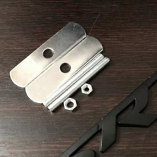 3D المعادن سيارة الجبهة شواء شعار شارة ملصقات لجراند شيروكي كرايسلر 300c دودج تشارجر SRT شعار مصبغة الملحقات