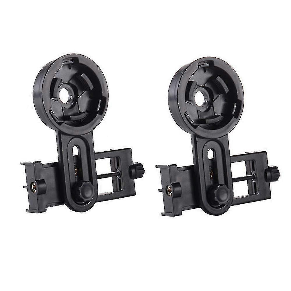2pcs Mobile Phone Adapters, Holders, Universal Mount For Telescope, Adjustable, Compatible With 26.4-46.4mm