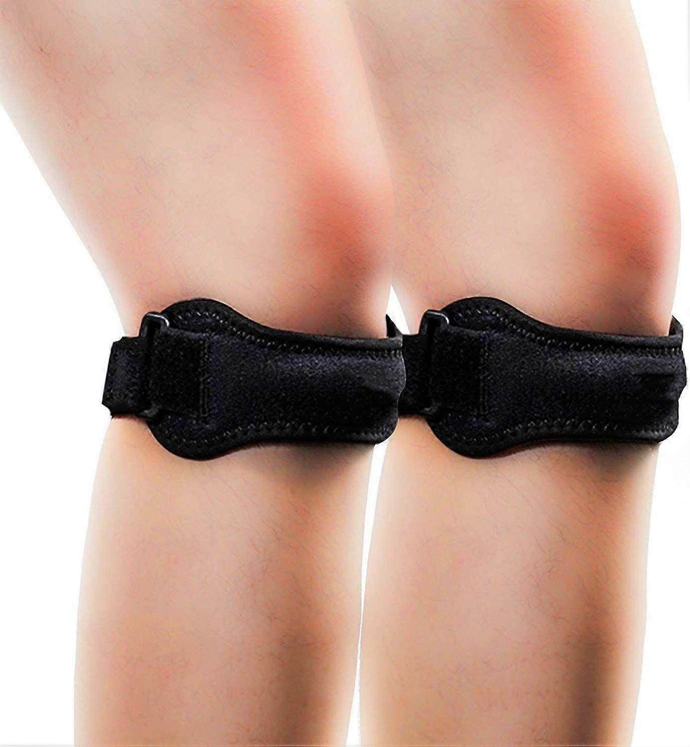2 Pack Knee Pain Relief & Patella Stabilizer Knee Strap Brace Support