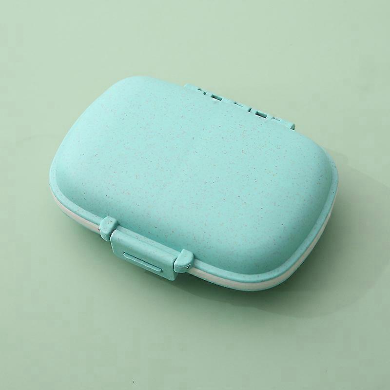 8 compartments portable medicine storage box