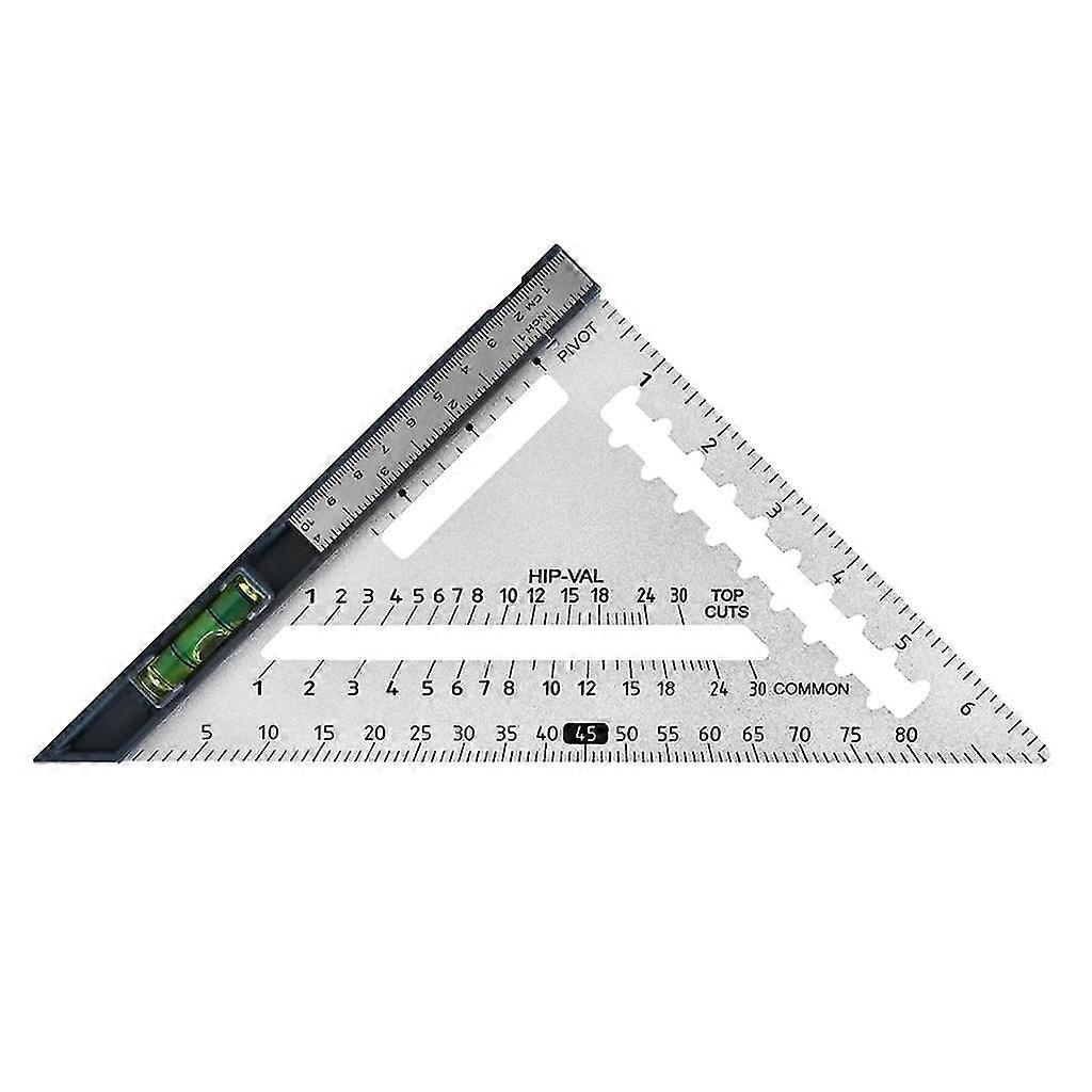 Triangle Square Ruler Removable Carpenter Square Woodworking Measuring Tool