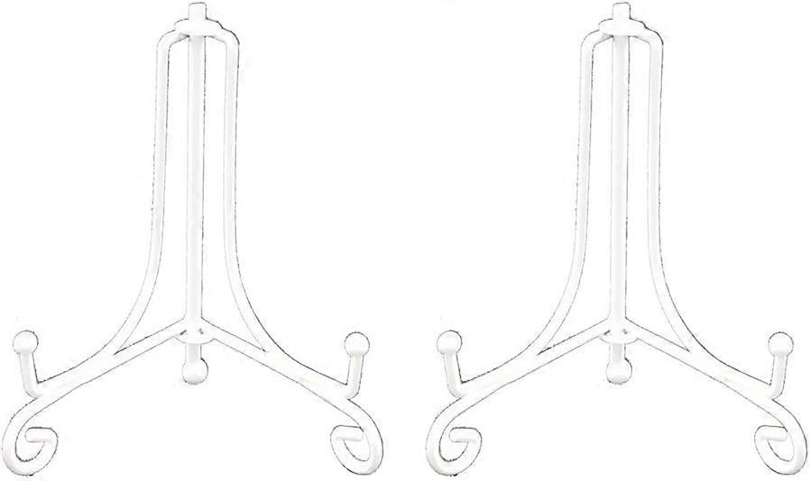 Vendas promocionais 2 pcs 4 polegadas branco ferro pequeno suporte de suporte de placa