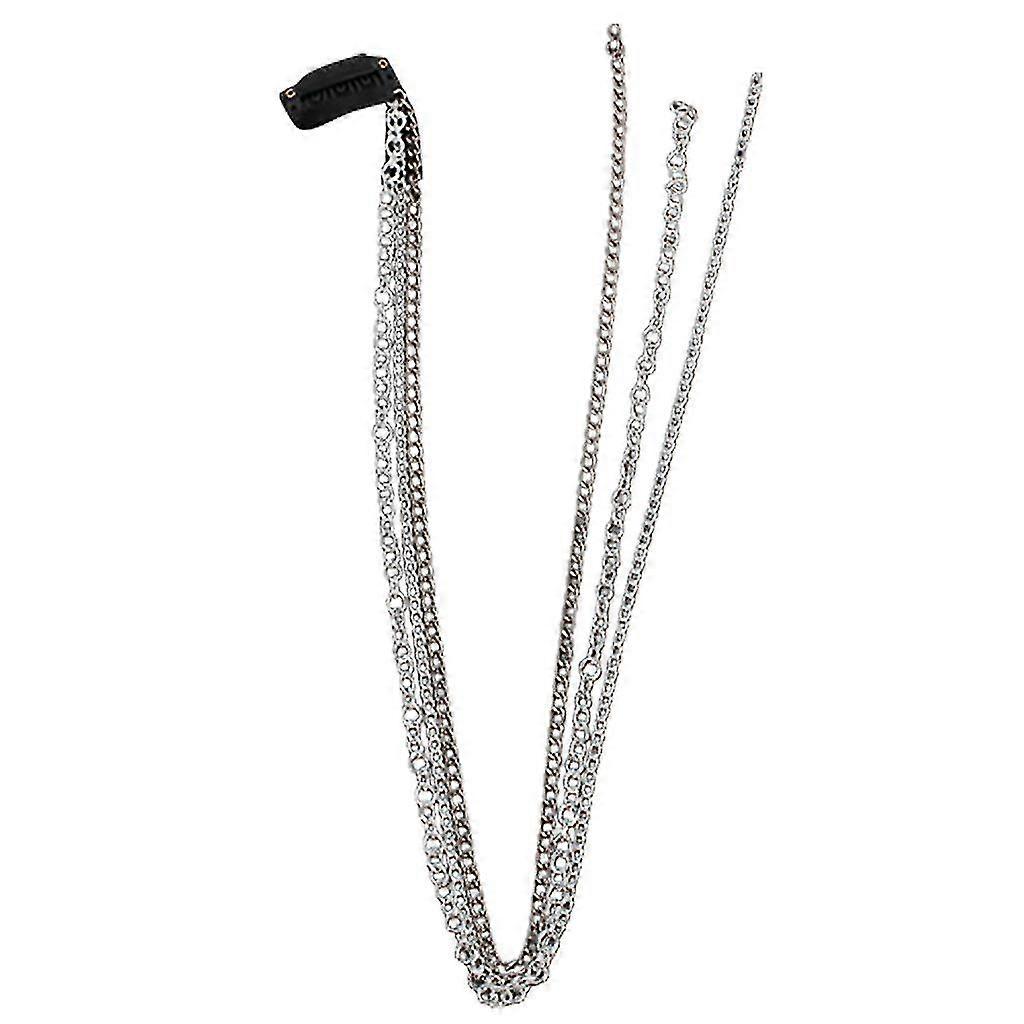 Banda de cabelo de 20 polegadas com corrente de cabeça tassel para mulheres meninas extensão multi cabelo