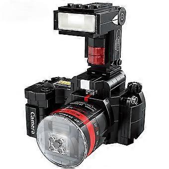 Mini Camera Creative Puzzle Digital Camera Model Ornaments Assembled Building Blocks Toys For Kids Boy Girls