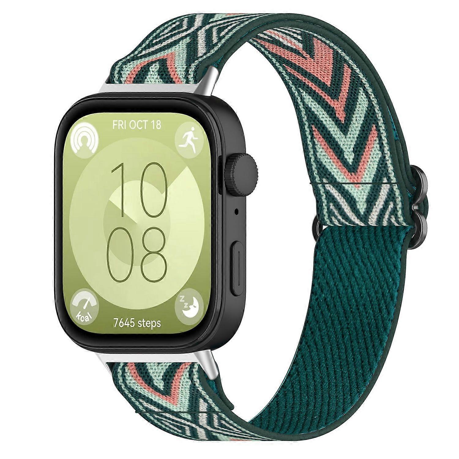 适用于华为 Watch Fit 4 / 4 Pro / 3 弹性运动尼龙手链 M5