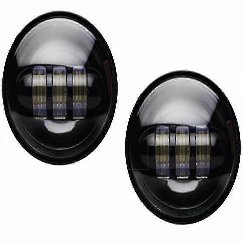 Exquisite Chrome 4.5 " Led Auxiliary Spot Fog 4 1/2 Headlight Motorcycle Fog Lights For , 30w 4.5"  Fog Lamp For