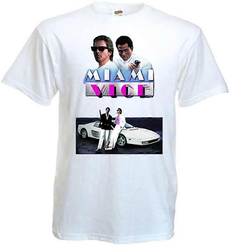 ميامي نائب V4 تي شيرت ملصق الفيلم مقاس S-3XL TT384