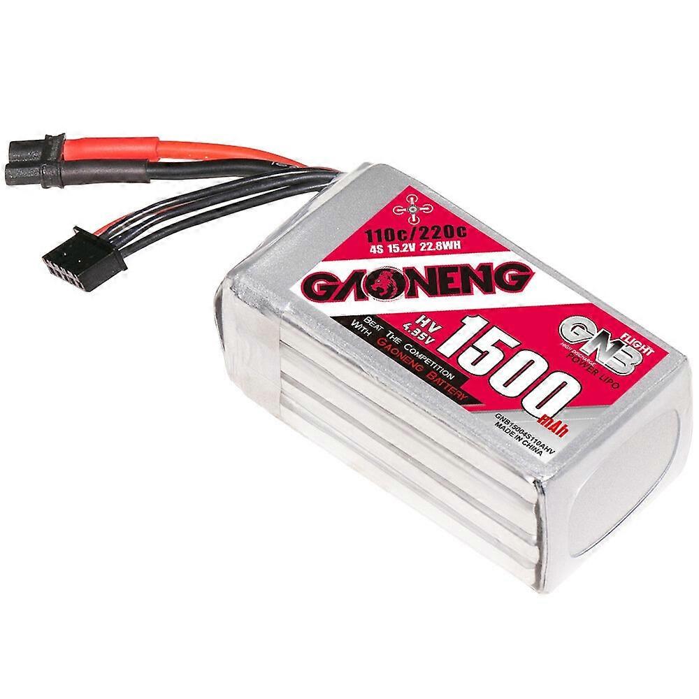 GNB GAONENG 15.2V 1500mAh 110C 4S LiPo Battery T/XT30/XT60 Plug for DarwinFPV CineApe35 4S FPV Racin