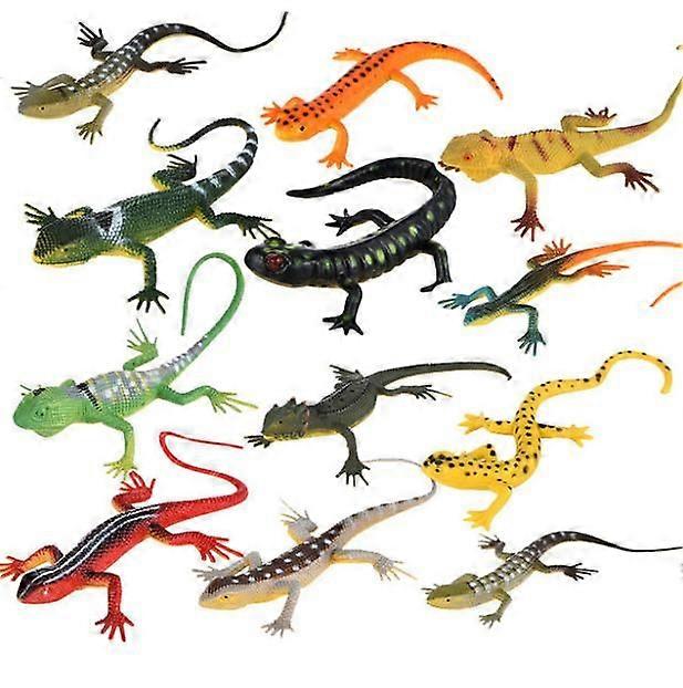 Lizard Toy Artificial Model Reptile Lizard Colorful Plastic Lizard Toys